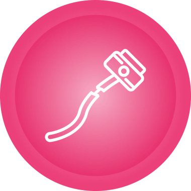 Kırık Kablo ağ simgesi, basit vektör illüstrasyonu