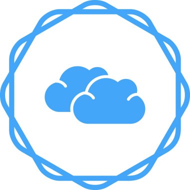 cloud web icon simple illustration