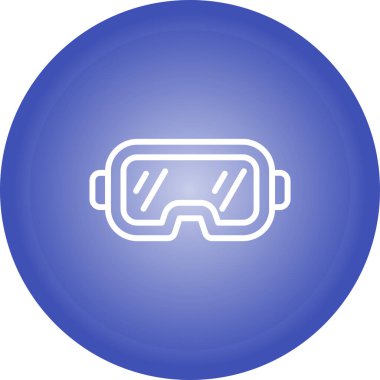 Oyun kulaklığı. Web simgesi basit illüstrasyon