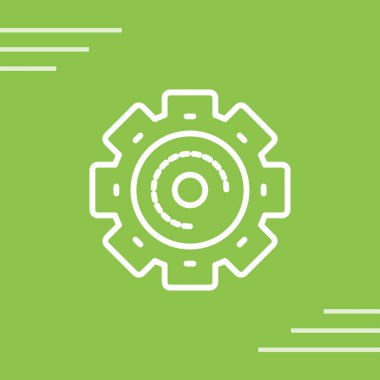 Teçhizat Web simgesi basit illüstrasyon
