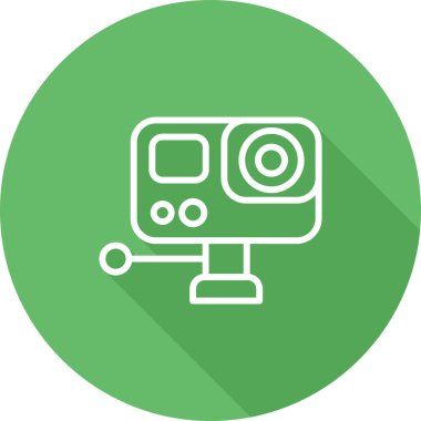 Eylem kamera simgesi, vektör çizim  