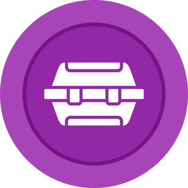 Alet çantası. Web simgesi basit tasarım 