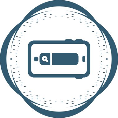 Tablet modern simgesinin vektör illüstrasyonu