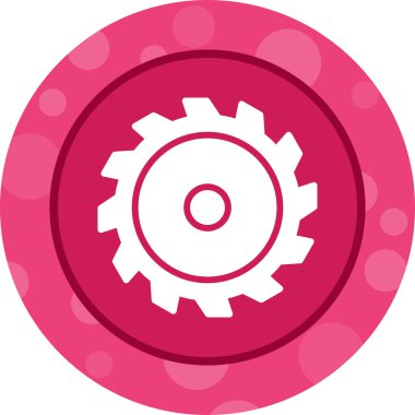 Vektör illüstrasyonu, testereli ağ simgesi