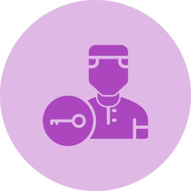 user icon, vector illustration simple design