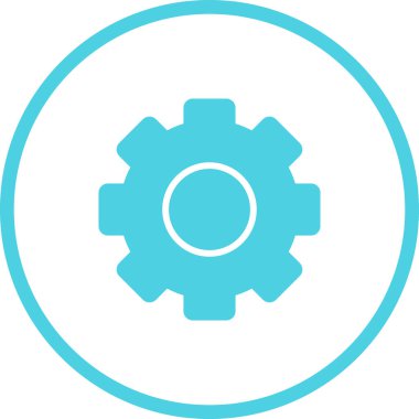 Teçhizat Web simgesi basit illüstrasyon