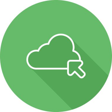 cloud web icon simple illustration