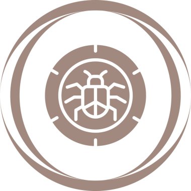 Hata ayıklayıcı ağ simgesi vektör çizimi