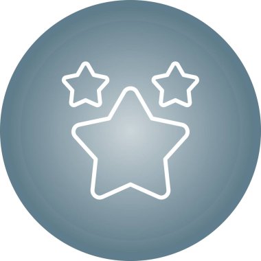 Yıldız simgesinin vektör illüstrasyonu