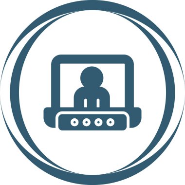 user icon, vector illustration simple design