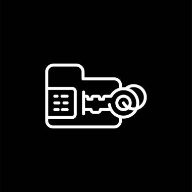 dizin web simgesi, basit vektör illüstrasyonu