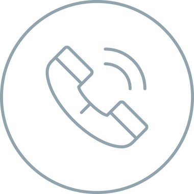 telefon arama simgesi, vektör illüstrasyonu