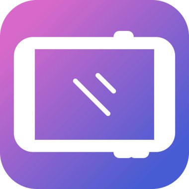 Tablet modern simgesinin vektör illüstrasyonu