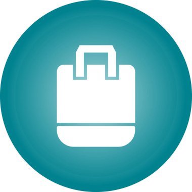 Alışveriş Torbası. Web simgesi basit illüstrasyon