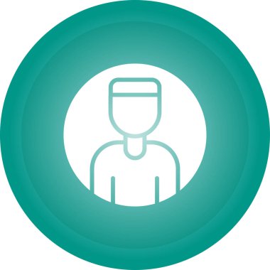 kullanıcı avatar simgesi vektör çizimi