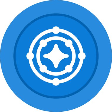 Yıldız simgesinin vektör illüstrasyonu