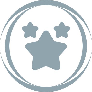 Yıldız simgesinin vektör illüstrasyonu