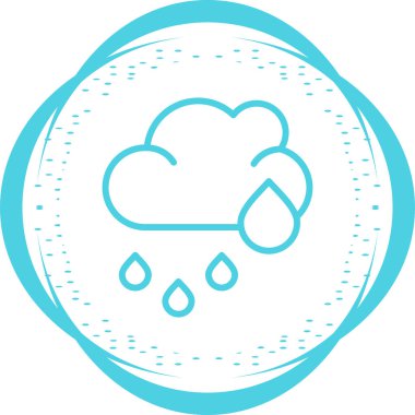 Bulut. Web simgesi basit illüstrasyon 