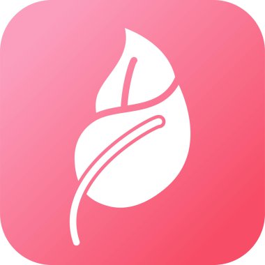 Yaprak Web illüstrasyon tasarım logosu