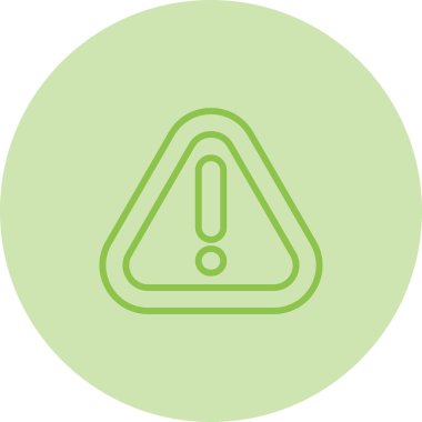 Uyarı tehlike simgesi web basit illüstrasyonuName