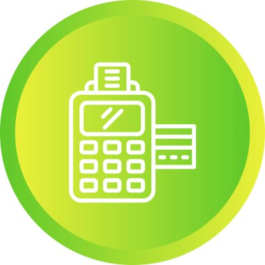 Manyetik Çizgili Okuyucu simgesinin vektör çizimi