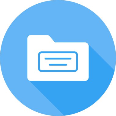 dosya dizini simgesi, vektör illüstrasyonu basit tasarım