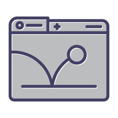 Sıçrama Oranı simgesinin vektör çizimi