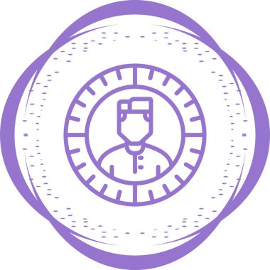 hedef simge, vektör illüstrasyonu basit tasarım