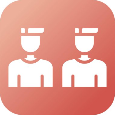 Grup simgesinin vektör illüstrasyonu