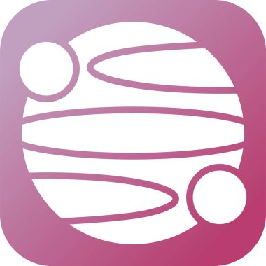 Gezegen simge vektör çizim 