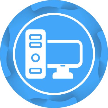 Bilgisayar web simge vektör çizim