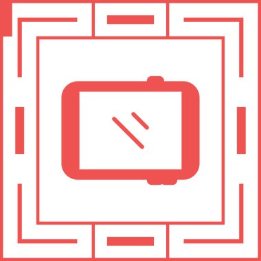 Tablet modern simgesinin vektör illüstrasyonu