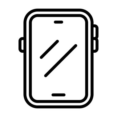 akıllı telefon web simgesi vektör çizimi