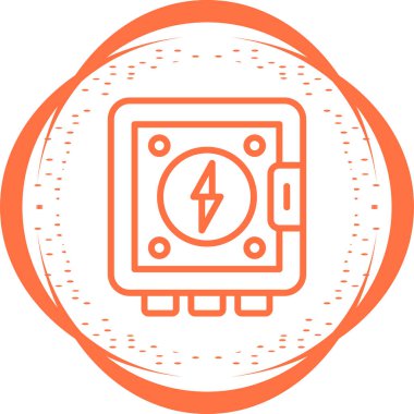 Elektrik Panelinin vektör illüstrasyonu