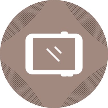 Tablet modern simgesinin vektör illüstrasyonu