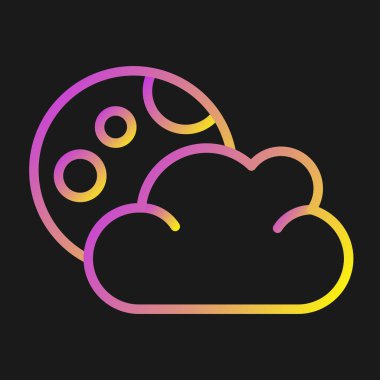 cloud web icon simple illustration