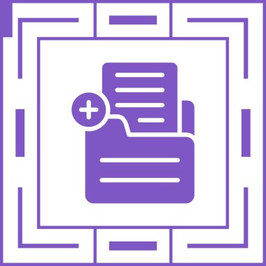 Belge Web simgesi vektör illüstrasyonu ekle