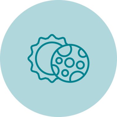 Tutulma. Web simgesi basit tasarım