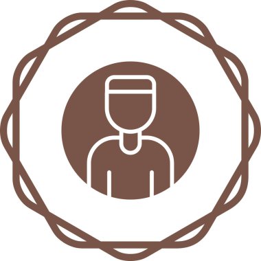 kullanıcı avatar simgesi vektör çizimi