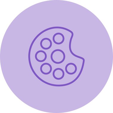 Sanatçı Paleti simgesinin satır çizimi 