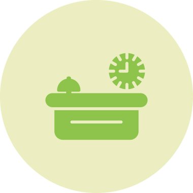 Müşteri Hizmetleri Sayacı simgesinin vektör illüstrasyonu