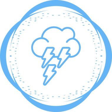 Bulut. Web simgesi basit illüstrasyon 