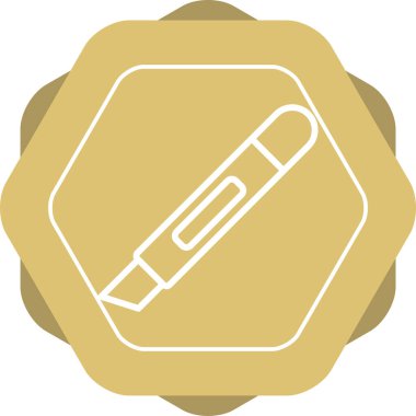 Bıçak. Web simgesi basit illüstrasyon