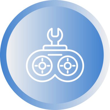 Web simgesi vektör illüstrasyonunu onar