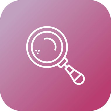 Arama loupe simgesi vektör illüstrasyonu