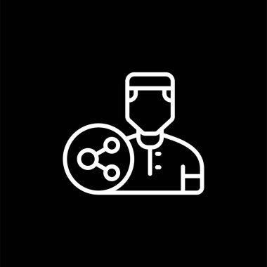 user icon, vector illustration simple design