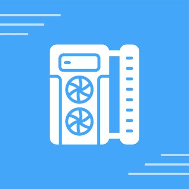 Oyun PC simgesi, vektör illüstrasyonu basit tasarım