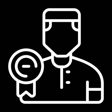 User icon, vector illustration simple design