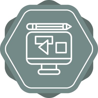 Prototip Simgesi, Vektör İllüstrasyonu 