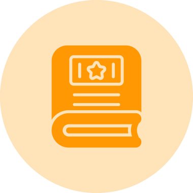 dergi simgesi, vektör illüstrasyonu basit tasarım